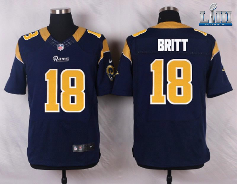 2019 St Louis Rams Super Bowl LIII elite jerseys-026